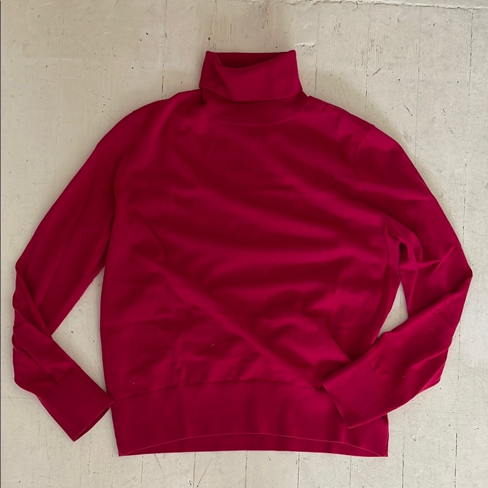 Women's pink/raspberry Turtleneck Sweater - COS